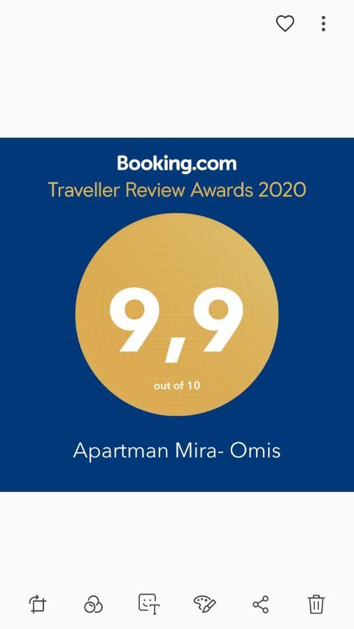 Apartman Mira- Omiš Esterno foto